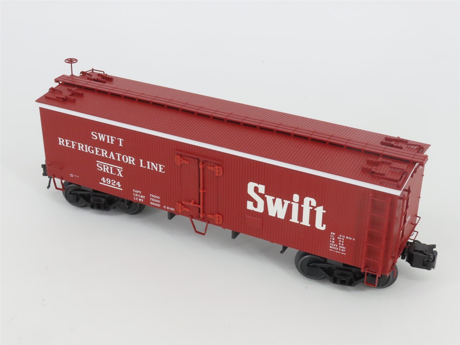 O Gauge 3-Rail Atlas 3001422-2 SRLX Swift Refrigerator Line 36' Wood Reefer 4924