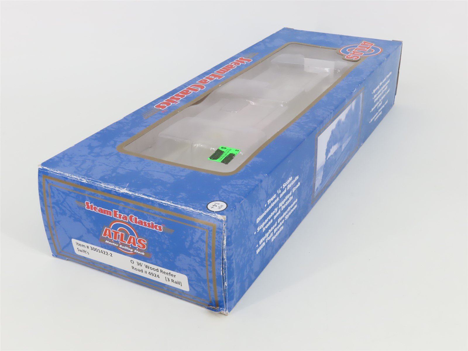 O Gauge 3-Rail Atlas 3001422-2 SRLX Swift Refrigerator Line 36' Wood Reefer 4924