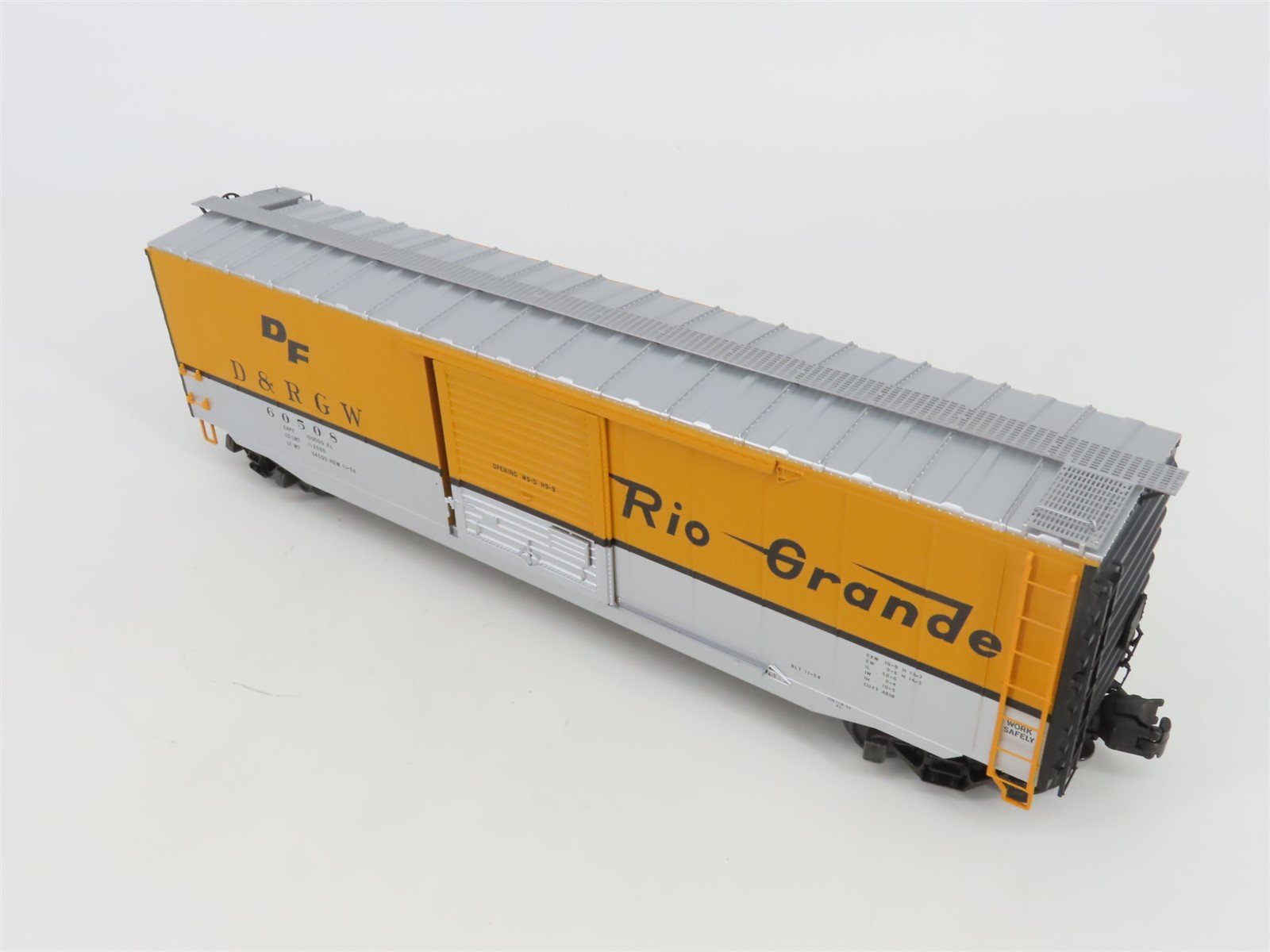 O Gauge 3-Rail Atlas 6581-2 D&RGW Rio Grande 50' PS-1 Box Car #60508