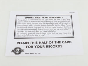 O Gauge 3-Rail Atlas 6581-2 D&RGW Rio Grande 50' PS-1 Box Car #60508