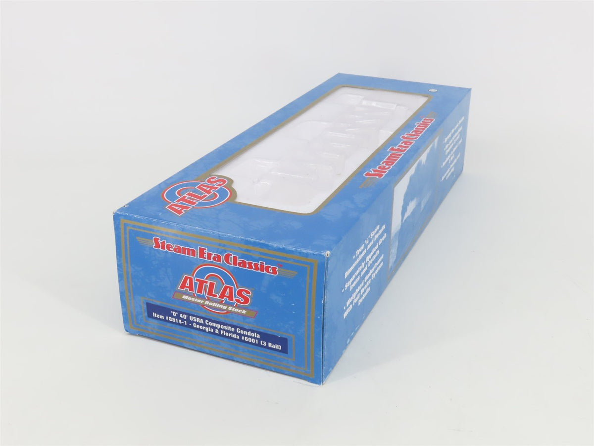 O Gauge 3-Rail Atlas 8814-1 G&amp;F Georgia &amp; Florida 40&#39; Composite Gondola #6001