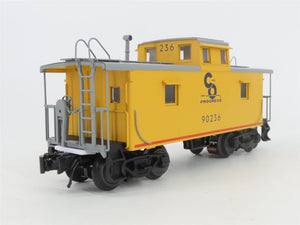 O Gauge 3-Rail Atlas Trainman 2003016-2 C&O Cupola Caboose #90236 w/ Lights