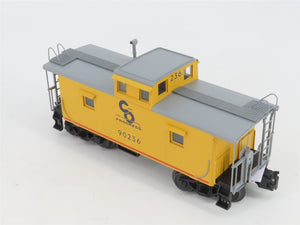 O Gauge 3-Rail Atlas Trainman 2003016-2 C&O Cupola Caboose #90236 w/ Lights