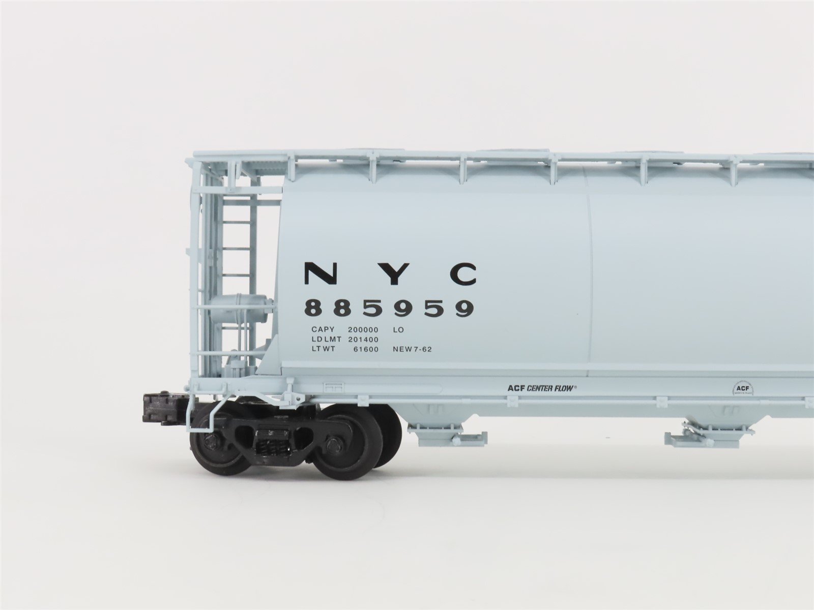 O Gauge 3-Rail Atlas 6308-1 NYC New York Central 3-Bay Cylindrical Hopper 885959