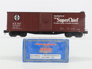O Gauge 3-Rail Atlas 3001616-2 ATSF Super Chief Steel Rebuilt Box Car #148847