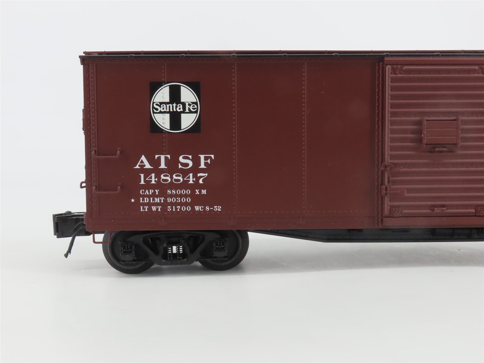 O Gauge 3-Rail Atlas 3001616-2 ATSF Super Chief Steel Rebuilt Box Car #148847