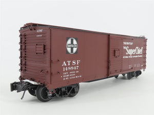 O Gauge 3-Rail Atlas 3001616-2 ATSF Super Chief Steel Rebuilt Box Car #148847