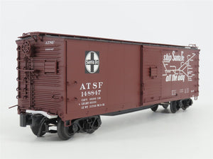 O Gauge 3-Rail Atlas 3001616-2 ATSF Super Chief Steel Rebuilt Box Car #148847