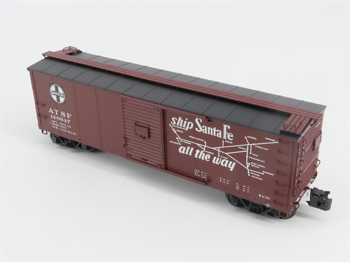 O Gauge 3-Rail Atlas 3001616-2 ATSF Super Chief Steel Rebuilt Box Car #148847