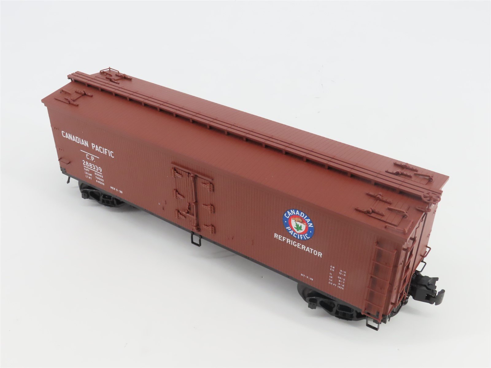 O Gauge 3-Rail Atlas LE 8127-2 CP Canadian Pacific 40' Wood Reefer #28839