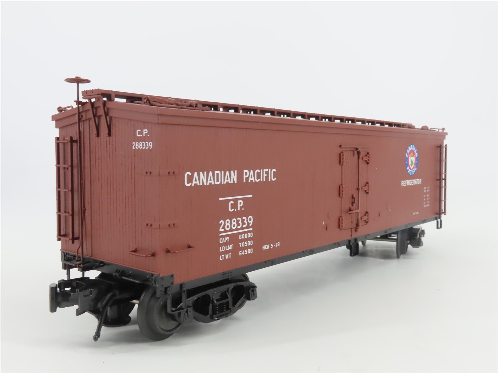 O Gauge 3-Rail Atlas LE 8127-2 CP Canadian Pacific 40' Wood Reefer #28839