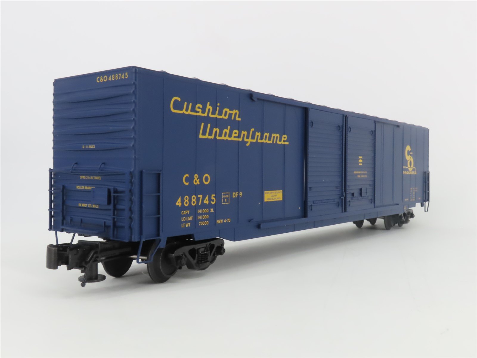 O Gauge 3-Rail Atlas 6560-2 C&O Chesapeake & Ohio 60' Auto Parts Box Car #488745