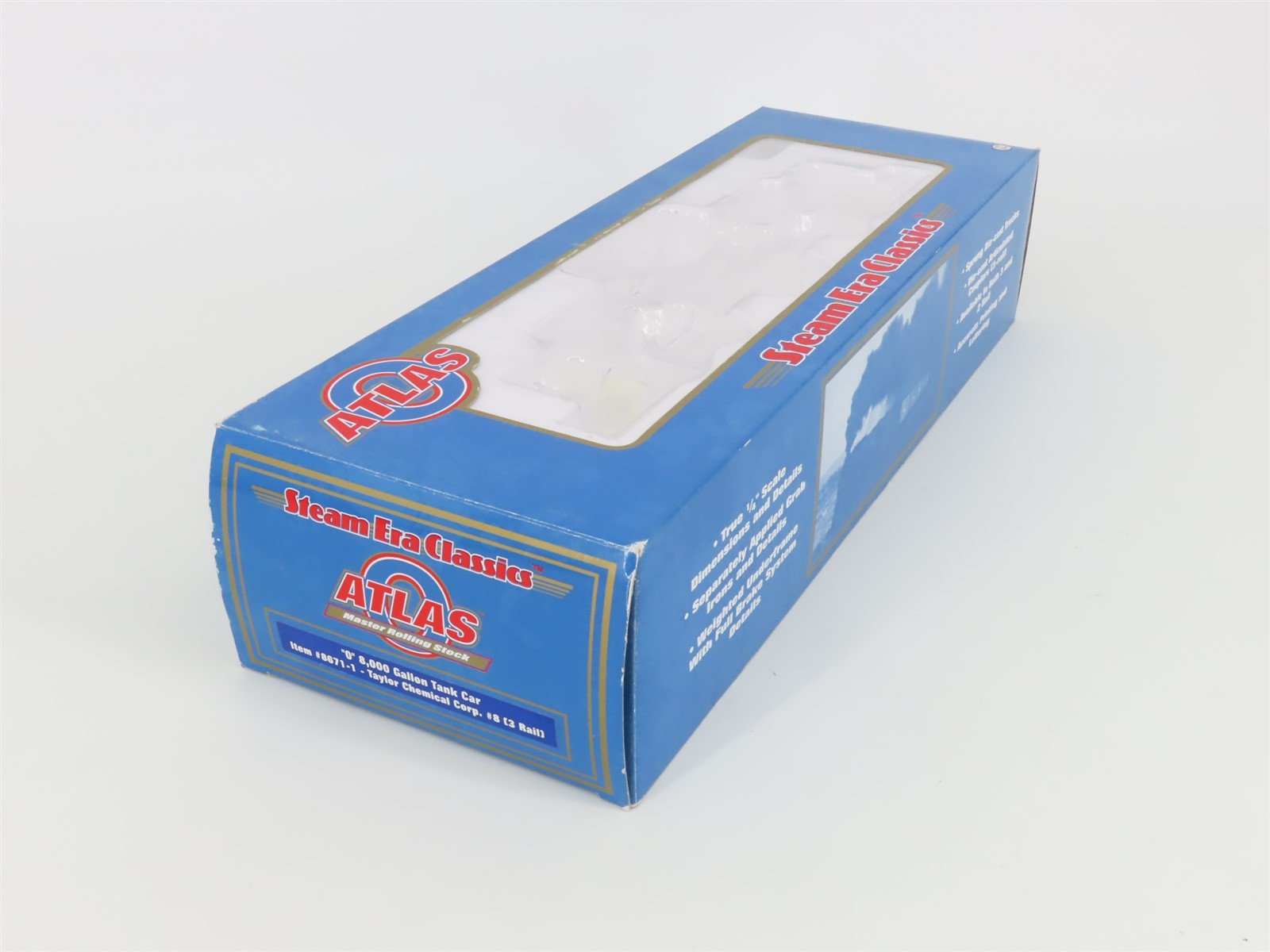 O Gauge 3-Rail Atlas 8671-1 TCCX Taylor Chemical Corp. Single Dome Tank Car #8