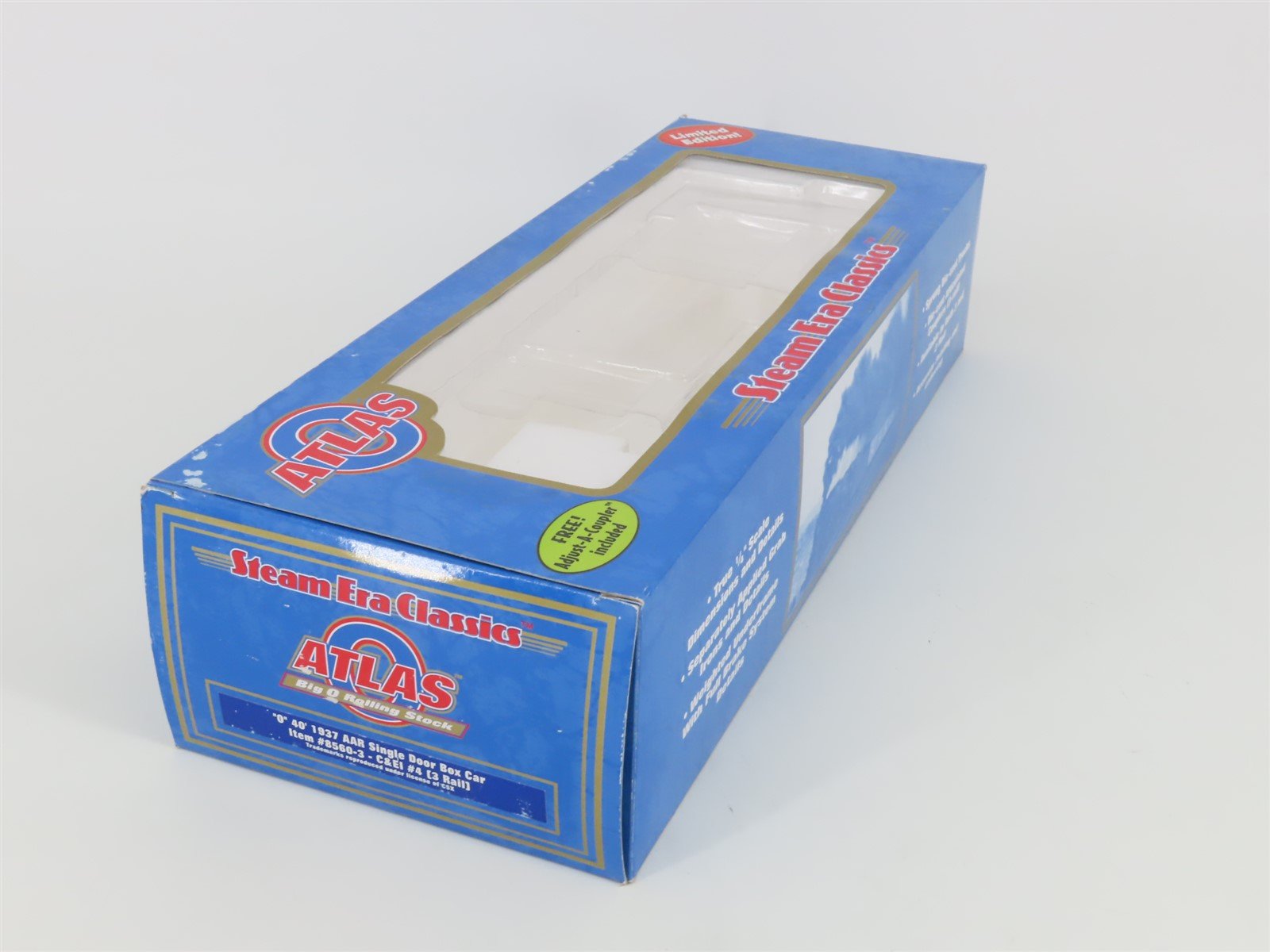 O Gauge 3-Rail Atlas LE 8560-3 C&EI The Chicago Line 40' 1937 AAR Box Car #4