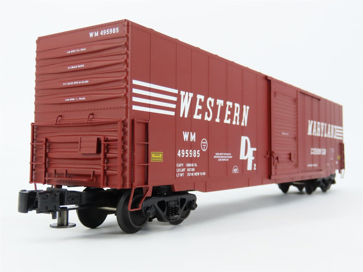 O Gauge 3-Rail Atlas 6534-2 WM Western Maryland 60&#39; Auto Parts Box Car #495985