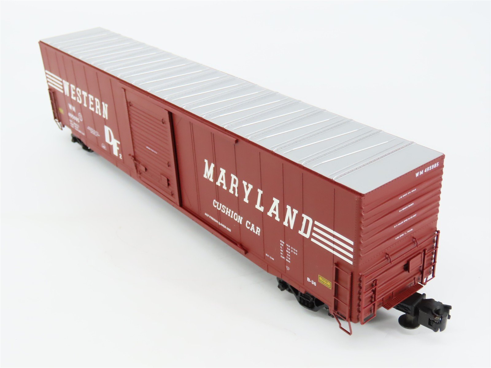 O Gauge 3-Rail Atlas 6534-2 WM Western Maryland 60' Auto Parts Box Car #495985