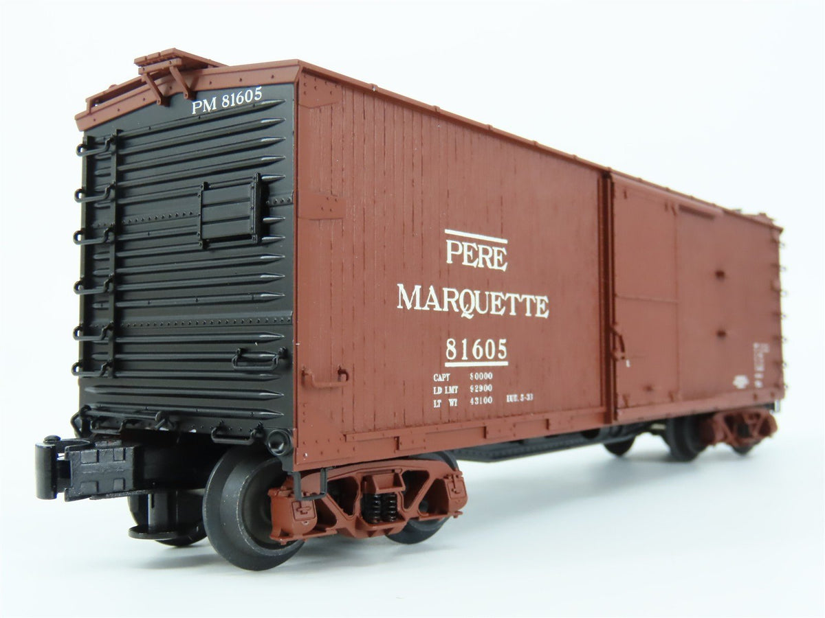 O Gauge 3-Rail Atlas 8349-2 PM Pere Marquette Double-Sheathed Box Car #81605