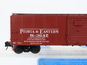 O Gauge 3-Rail Atlas LE 8786-1 NYC Peoria & Eastern Steel 1923 Box Car #S-3647