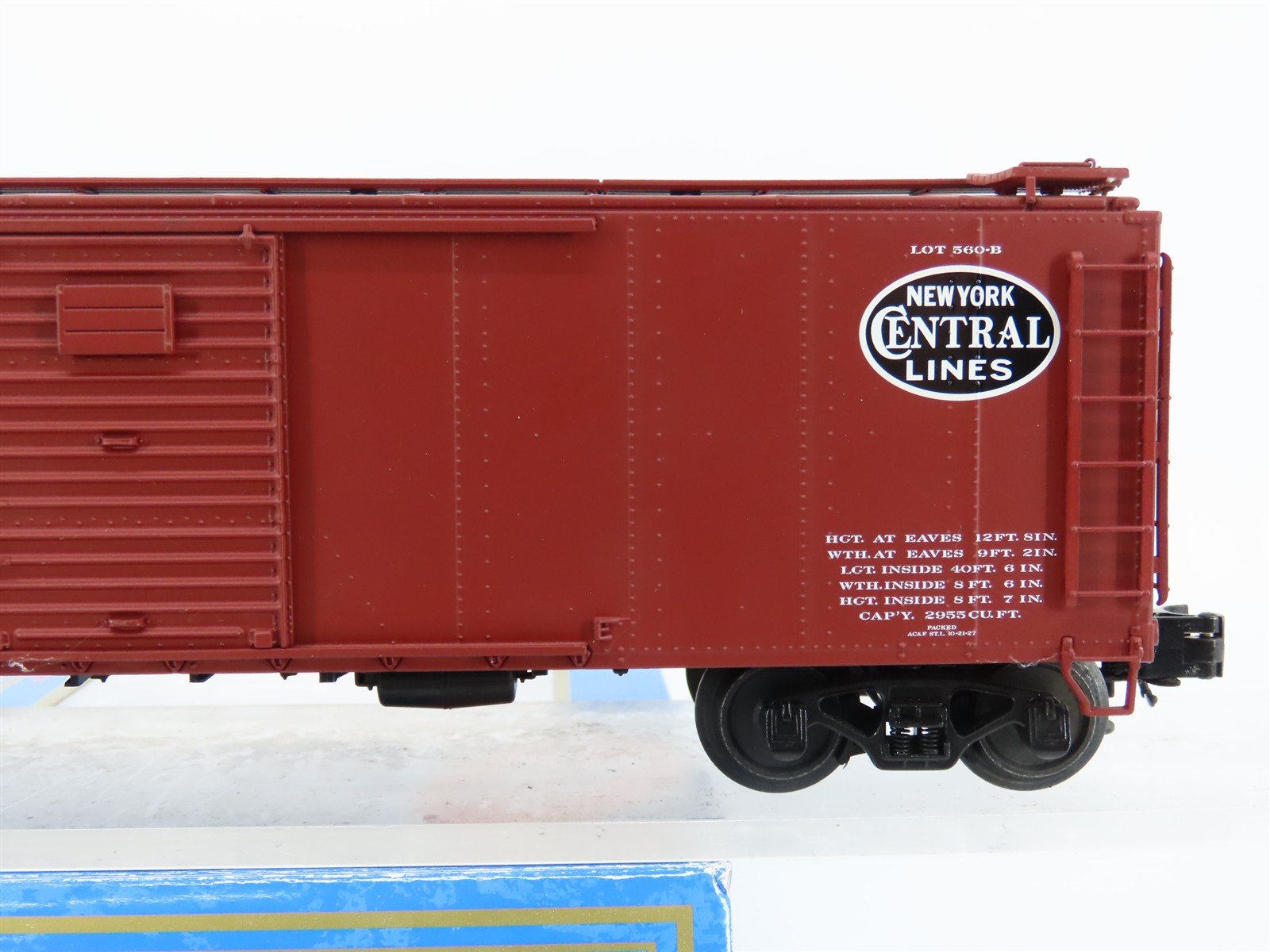 O Gauge 3-Rail Atlas LE 8786-1 NYC Peoria & Eastern Steel 1923 Box Car #S-3647