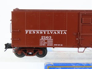 O Gauge 3-Rail Atlas 3001907-3 PRR Pennsylvania REA 40' Steel Box Car #2163