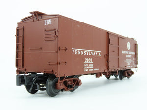 O Gauge 3-Rail Atlas 3001907-3 PRR Pennsylvania REA 40' Steel Box Car #2163