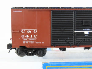 O Gauge 3-Rail Atlas 8701-3 C&O Chesapeake & Ohio 40' Automobile Box Car #6412