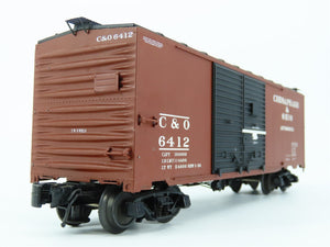 O Gauge 3-Rail Atlas 8701-3 C&O Chesapeake & Ohio 40' Automobile Box Car #6412