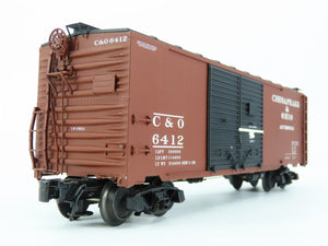O Gauge 3-Rail Atlas 8701-3 C&O Chesapeake & Ohio 40' Automobile Box Car #6412
