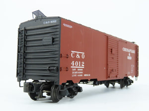 O Gauge 3-Rail Atlas 8570-1 C&O Chesapeake & Ohio 40' Single Door Box Car #4012