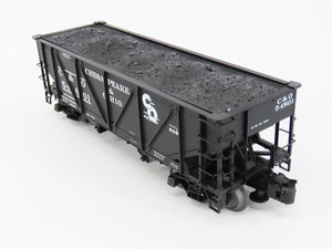 O Gauge 3-Rail Atlas 6438-4 C&O Re-Built War Emergency 2-Bay Hopper 54801 w/Load