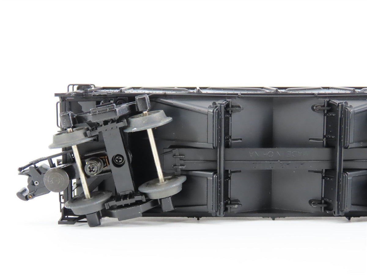 O Gauge 3-Rail Atlas 6438-4 C&amp;O Re-Built War Emergency 2-Bay Hopper 54801 w/Load