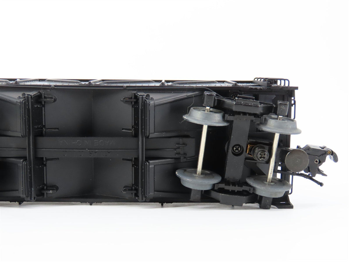 O Gauge 3-Rail Atlas 6438-4 C&amp;O Re-Built War Emergency 2-Bay Hopper 54801 w/Load