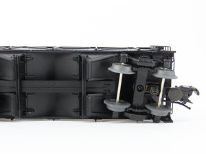 O Gauge 3-Rail Atlas 6438-4 C&O Re-Built War Emergency 2-Bay Hopper 54801 w/Load