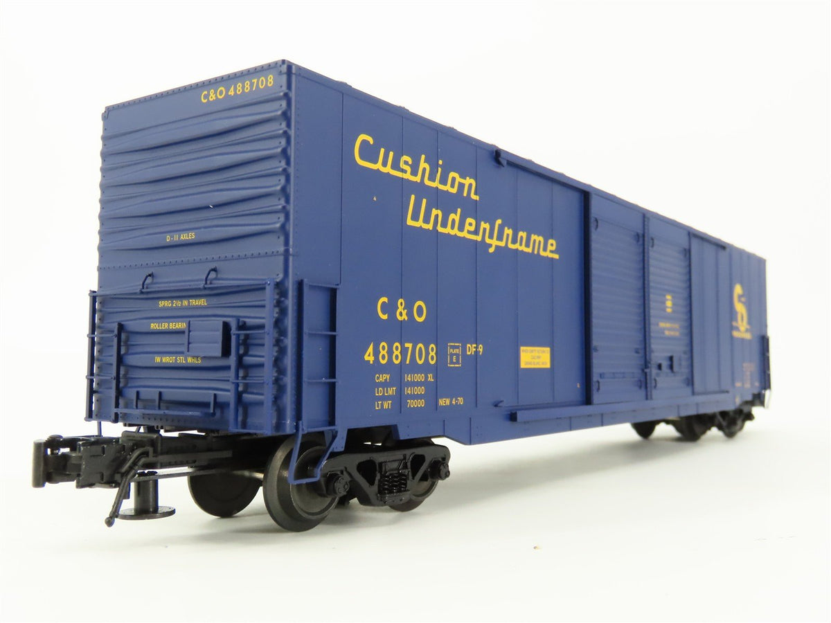 O Gauge 3-Rail Atlas 6560-1 C&amp;O Chesapeake &amp; Ohio &quot;Progress&quot; 60&#39; Box Car #488708