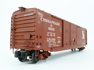 O Gauge 3-Rail Atlas 8417-4 C&O Chesapeake & Ohio 50' Double Door Box Car #28199
