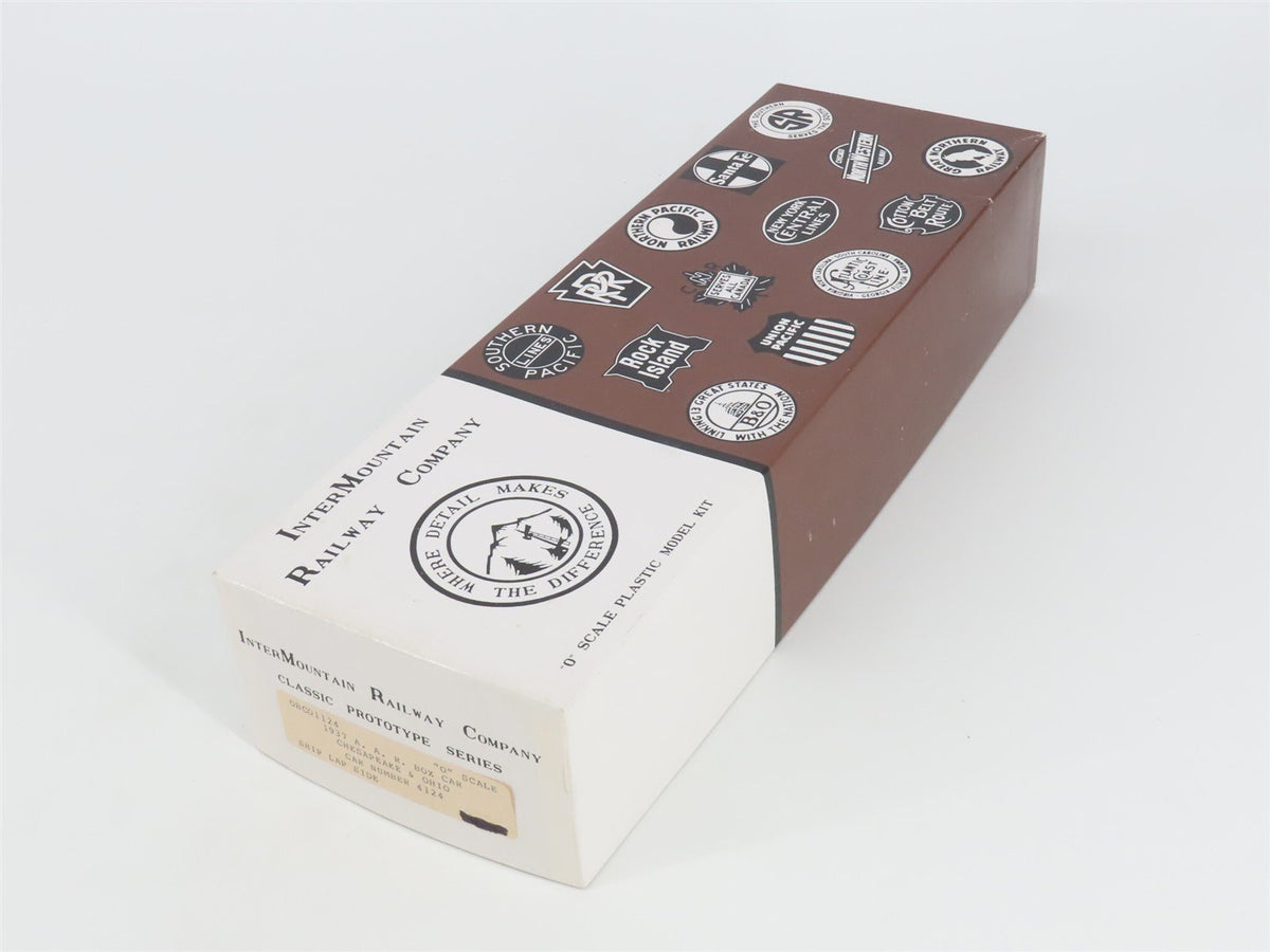 O Gauge 3-Rail InterMountain Kit OBCO1124 C&amp;O 1937 AAR 40&#39; Box Car #4124