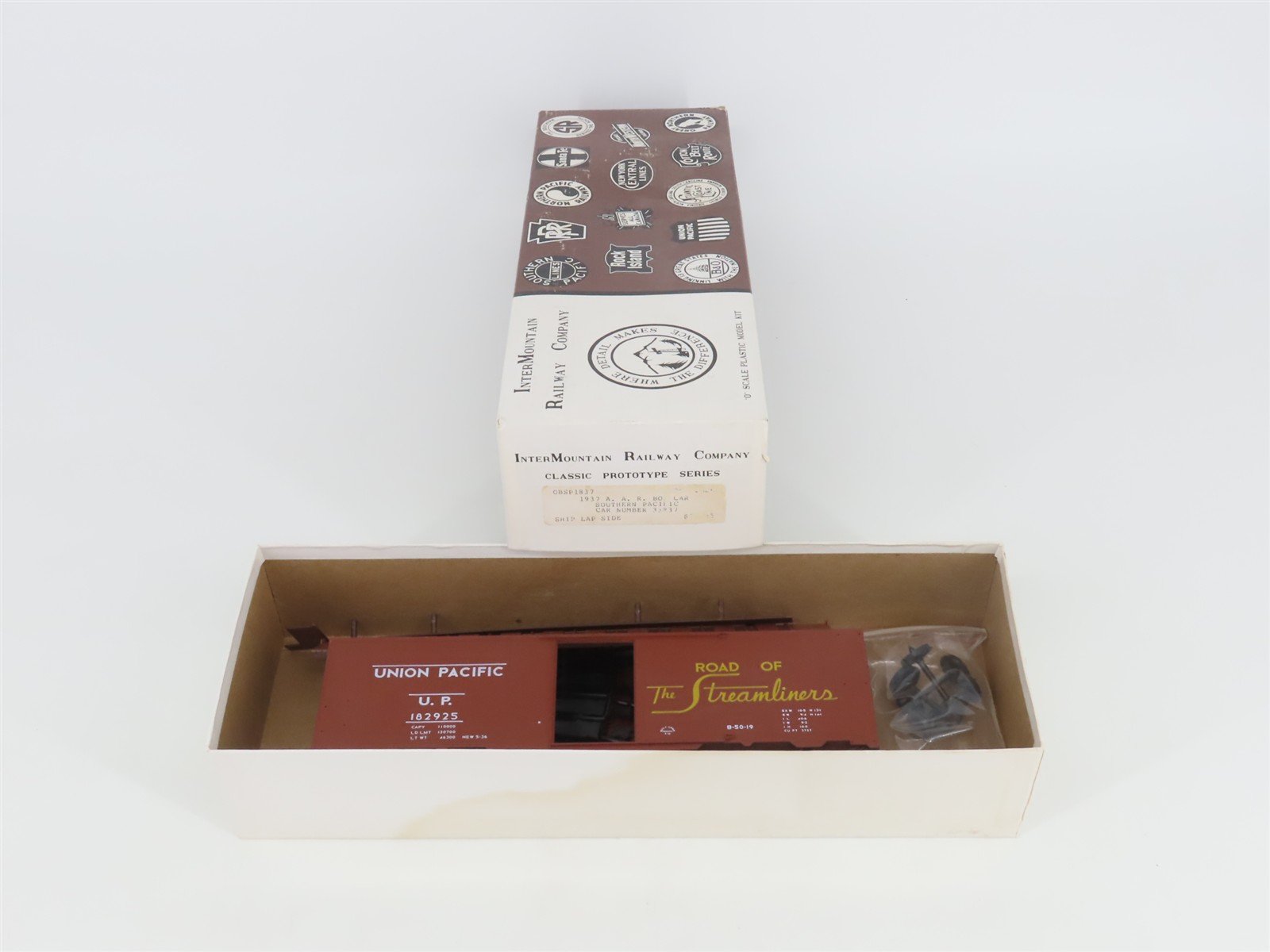 O Scale 2-Rail InterMountain Kit UP Union Pacific 40' Box Car #182925