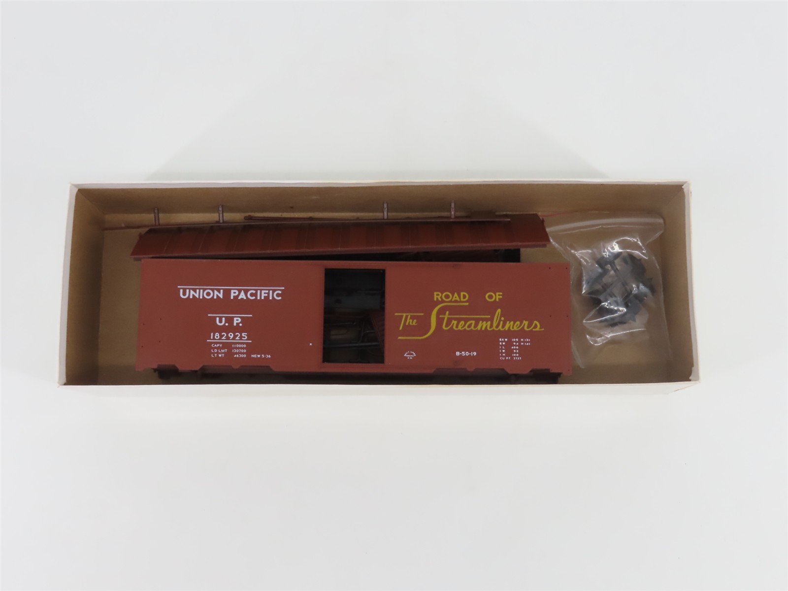 O Scale 2-Rail InterMountain Kit UP Union Pacific 40' Box Car #182925