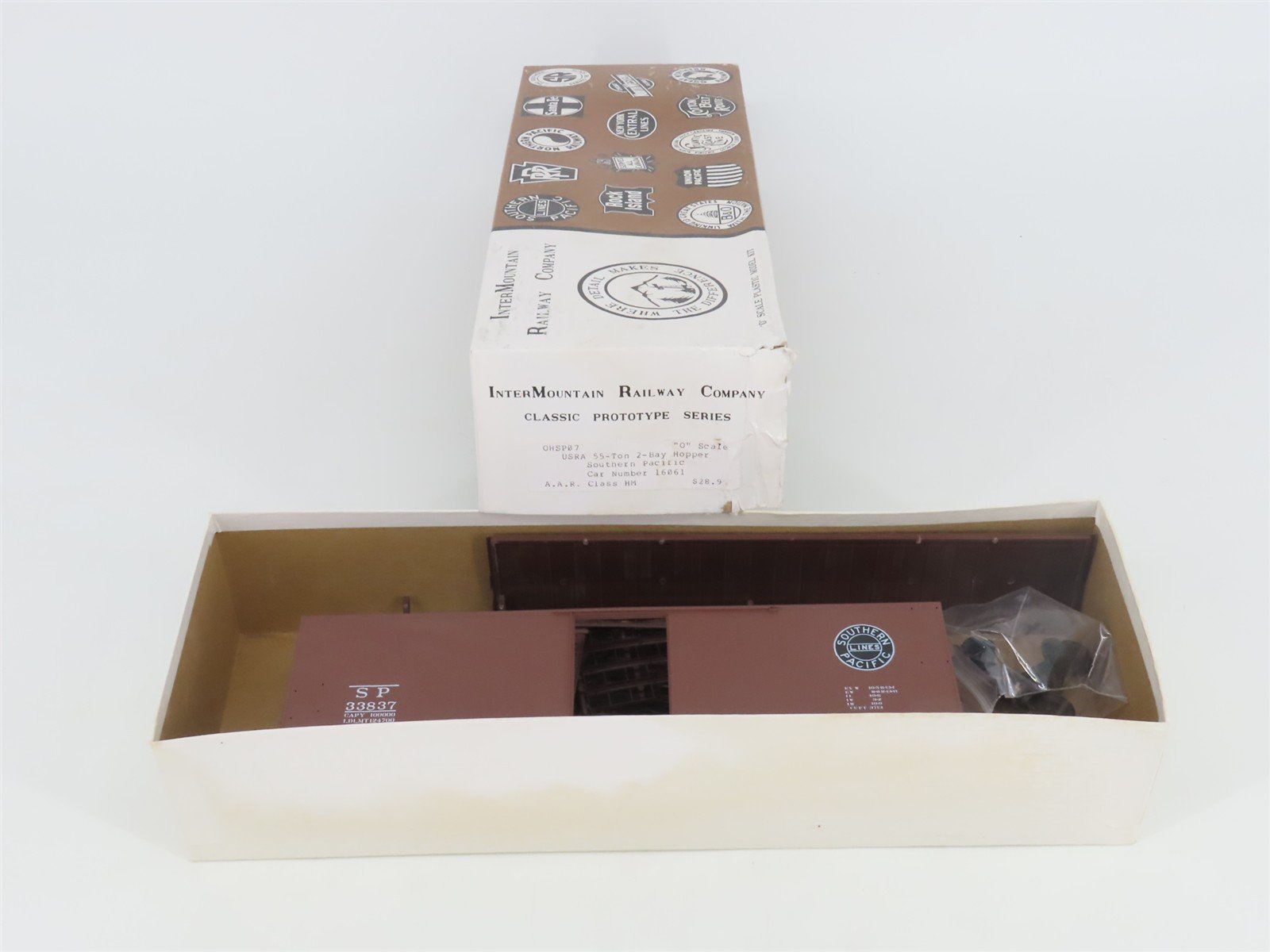 O Scale 2-Rail InterMountain Kit SP Southern Pacific 40' Box Car #33837