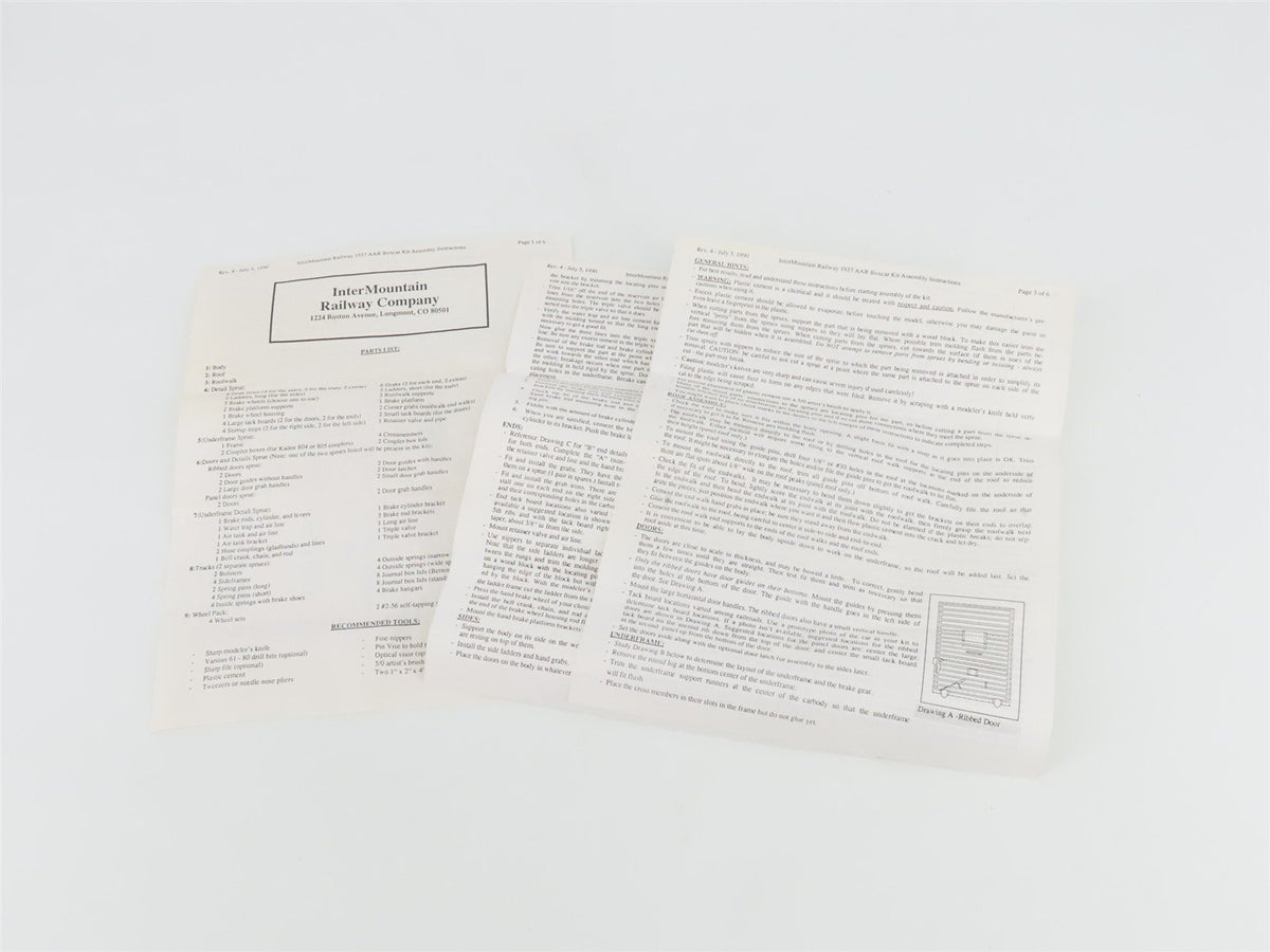 O Scale 2-Rail InterMountain Kit SP Southern Pacific 40&#39; Box Car #33837