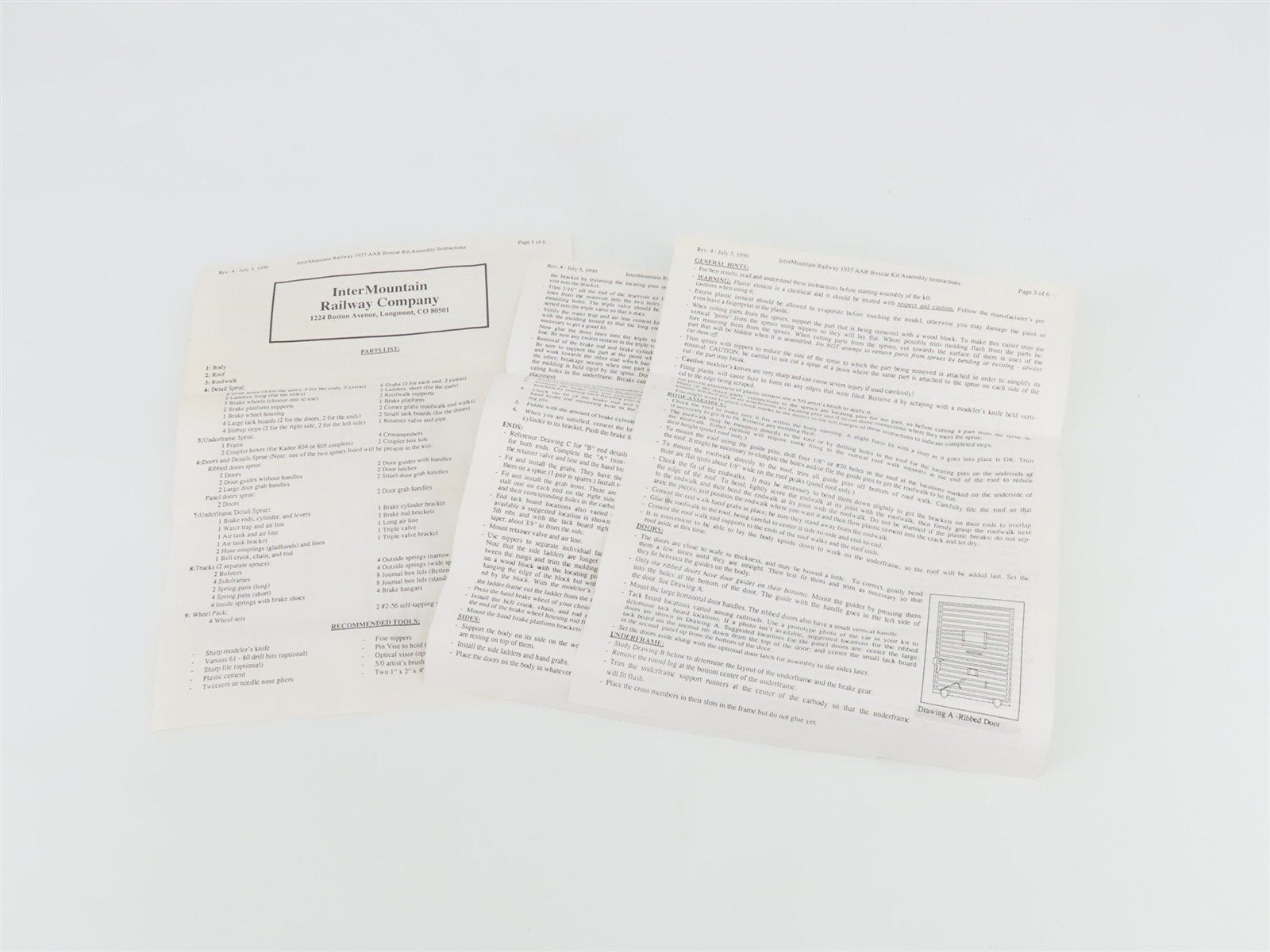 O Scale 2-Rail InterMountain Kit SP Southern Pacific 40' Box Car #33837