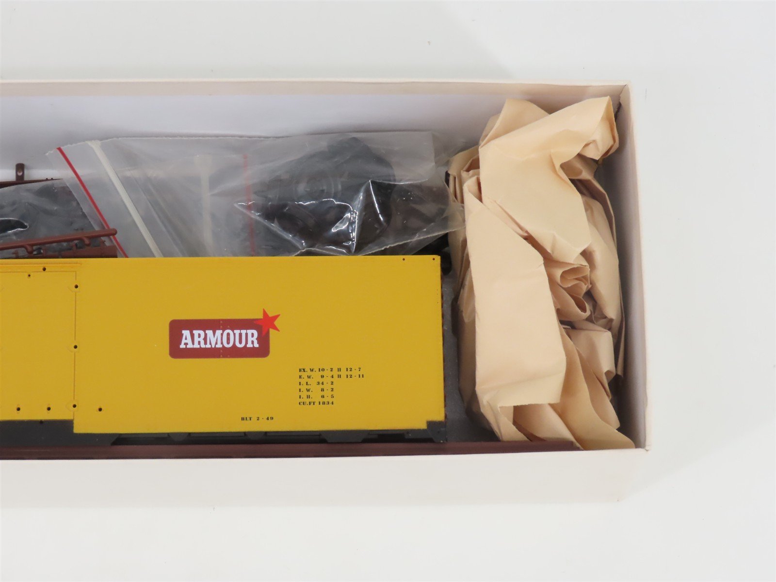 O Gauge 3-Rail InterMountain Kit ORAM1906 ARLX Armour Ice Reefer #1906