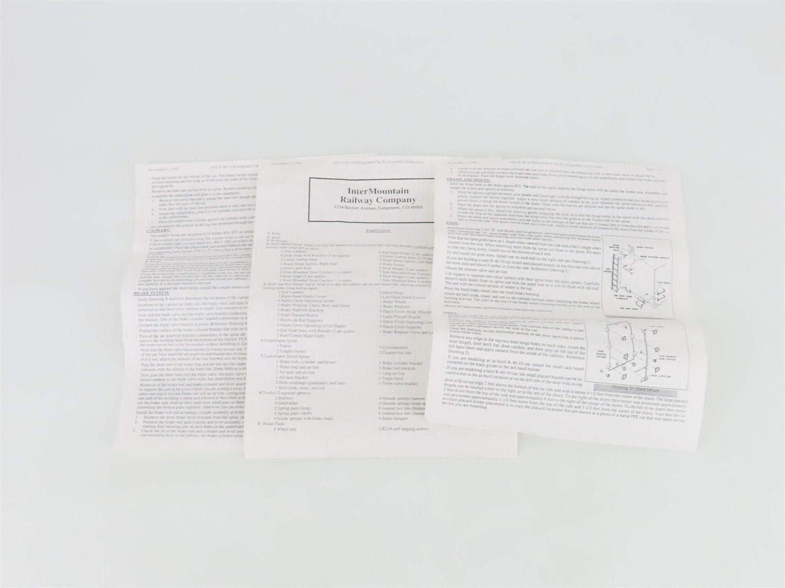 O Gauge 3-Rail InterMountain Kit ORAM1906 ARLX Armour Ice Reefer #1906