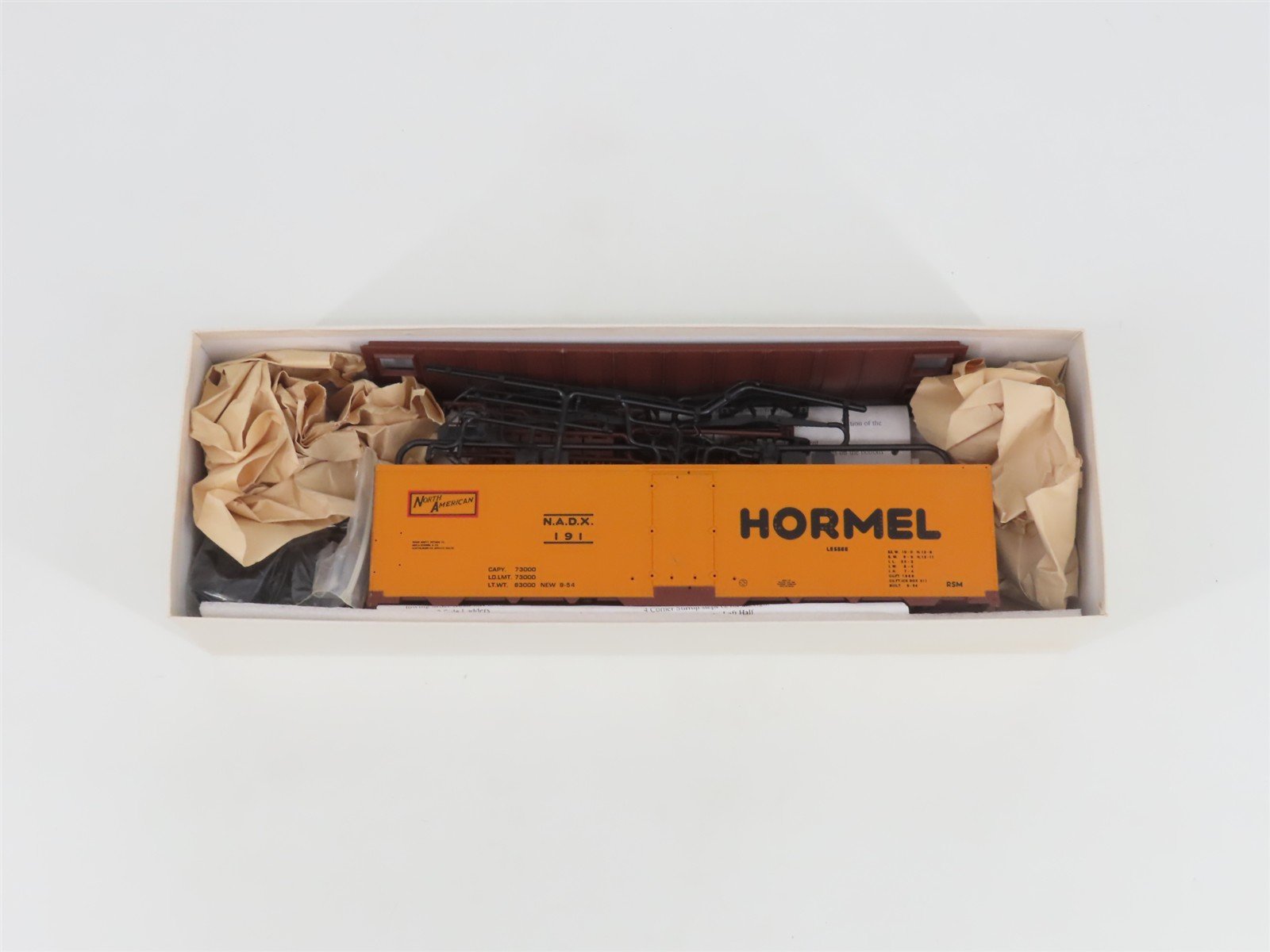 O Gauge 3-Rail InterMountain Kit ORNA1191 NADX Hormel Steel Side Ice Reefer #191