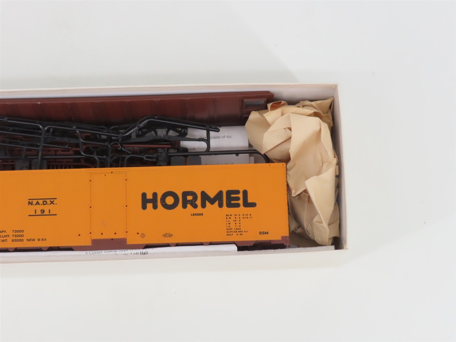O Gauge 3-Rail InterMountain Kit ORNA1191 NADX Hormel Steel Side Ice Reefer #191