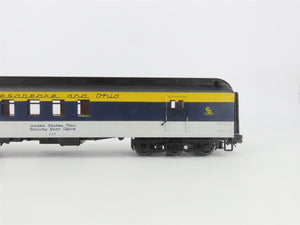 O Gauge 3-Rail Atlas Trainman 2001413-2 C&O 60' US Mail RPO Passenger Car #111