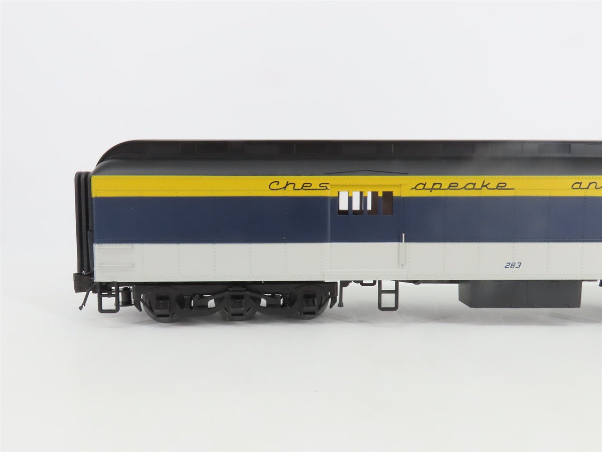 O Gauge 3-Rail Atlas Trainman 2001364-2 C&amp;O 60&#39; Baggage Passenger Car #283