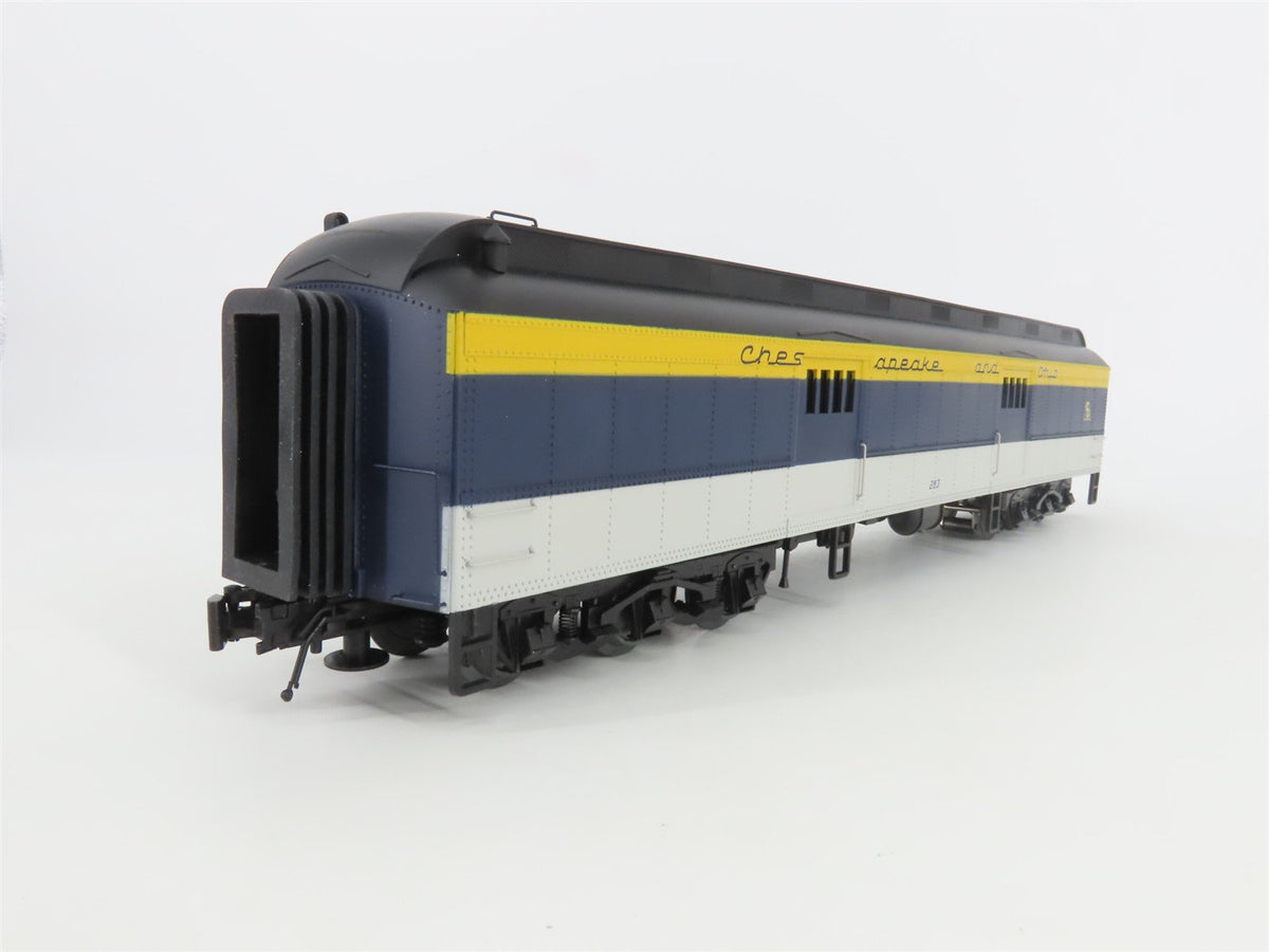 O Gauge 3-Rail Atlas Trainman 2001364-2 C&amp;O 60&#39; Baggage Passenger Car #283
