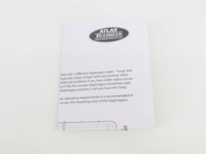 O Gauge 3-Rail Atlas Trainman 2001364-2 C&O 60' Baggage Passenger Car #283