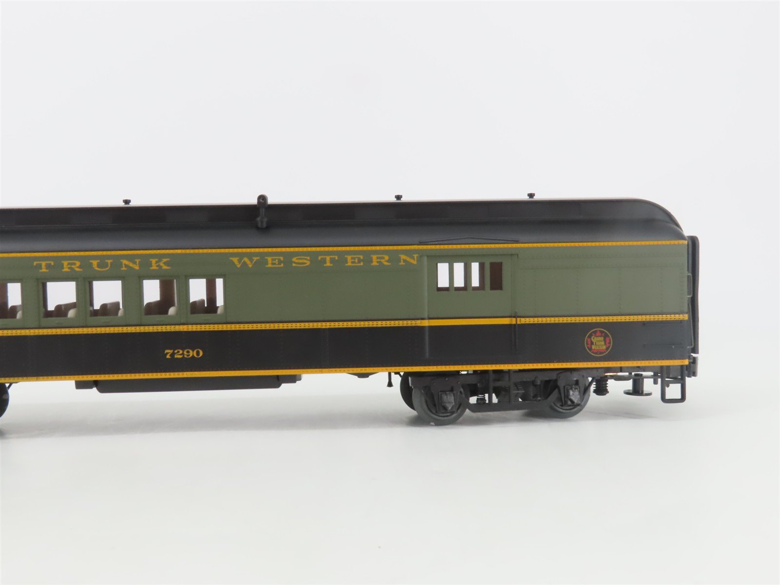 O Gauge 3-Rail Atlas Trainman 2001219-1 GTW 60' Combine Passenger Car #7290